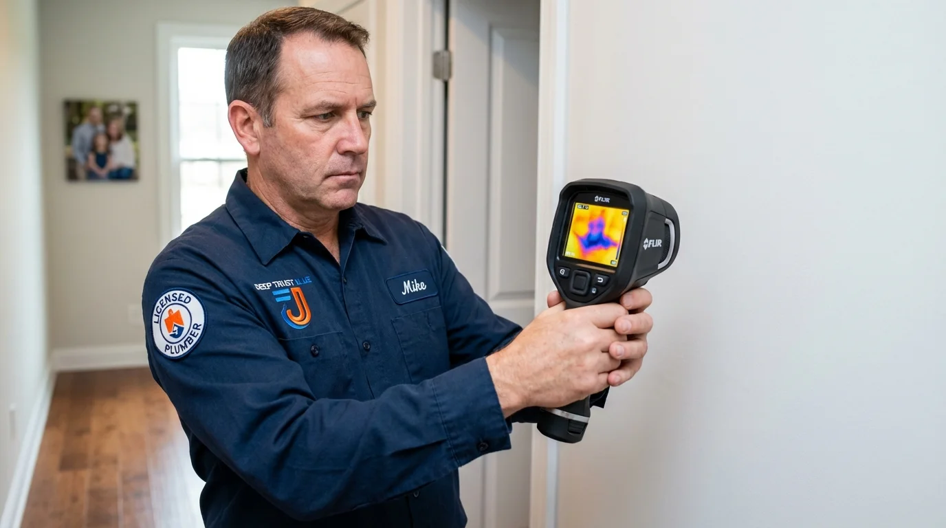 Thermal imaging leak detection by Johns Plumbing LLC in Maitland